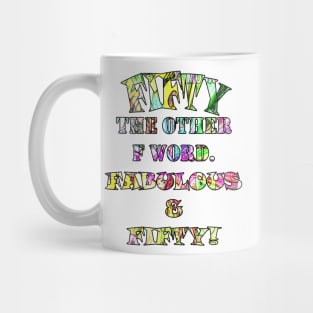 Funny 50th Birthday Fabulous & Fifty Birthday Cards and Gifts Mug